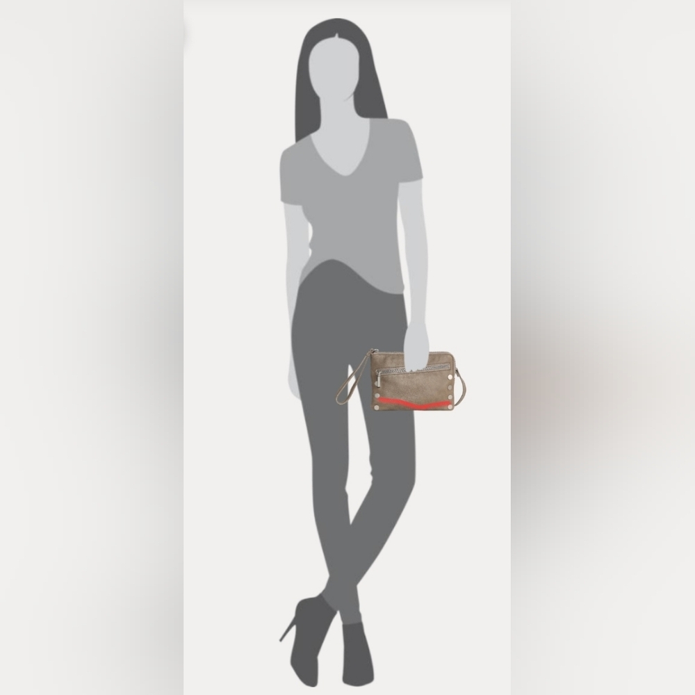 HAMMITT Small Leather Clutch/Wristlet "Nash Small" P110 - Picture 5 of 8